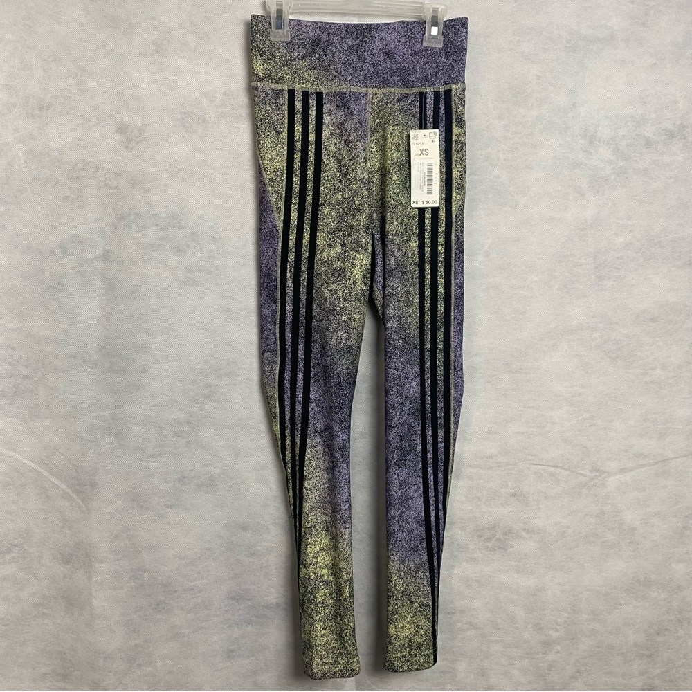 Adidas Feel Brilliant 7/8 Leggings Women XS Multicolor High Rise  Activewear